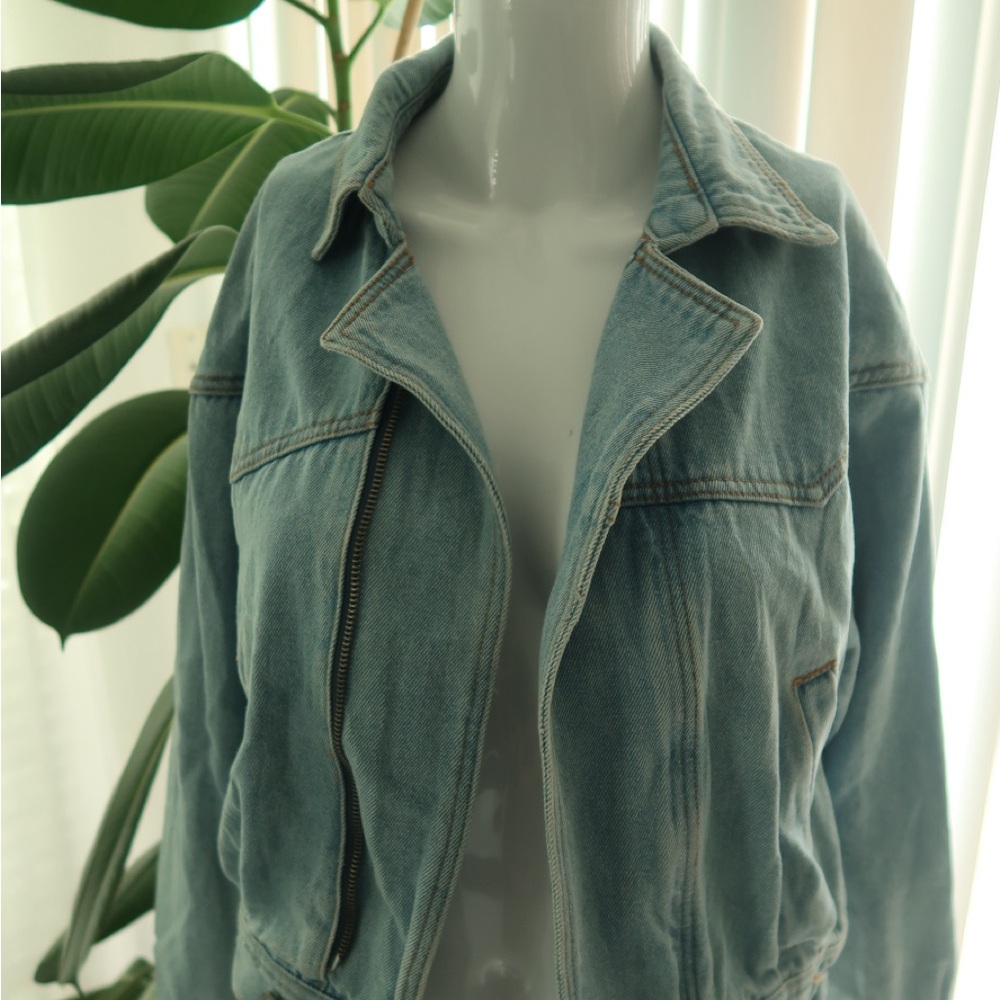 Brandy Melville Blue Jean Jacket Classic Denim Style